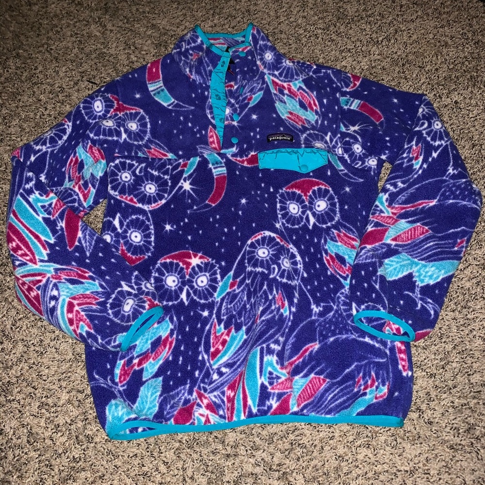Patagonia Owl Synchilla Fleece sweater